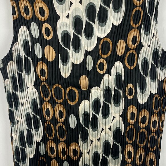 Unbranded Top Blouse Camisole Size S Multicolor Sleeveless Round Neck Polyester - Picture 3 of 9